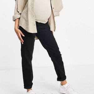 ASOS maternity black jeans